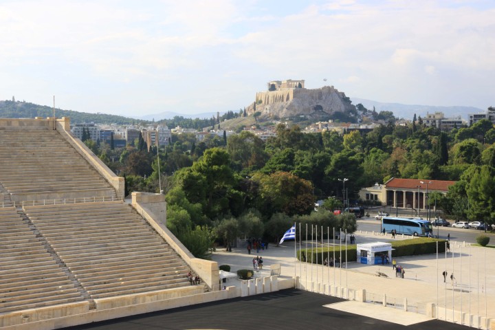 Blick zur Akropolis [Athen]