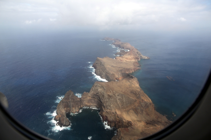 Anflug auf Madeira