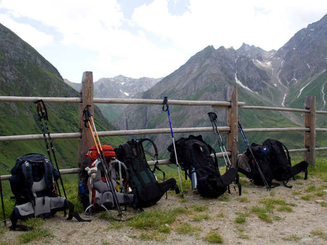 Stillleben mit Rucks&auml;cken