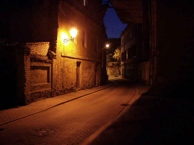 Vilnius bei Nacht