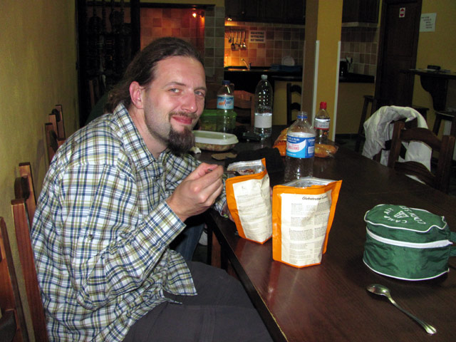 Abendessen in der H&uuml;tte