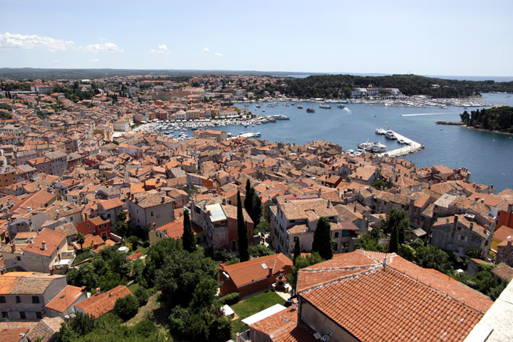 Rovinj von oben
