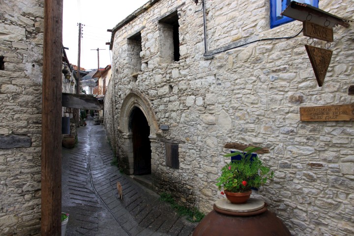 Gasse in Omodos