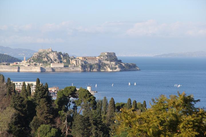 Blick auf Kerkyra