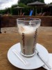 [Latte Macchiato in der Beach Bar]