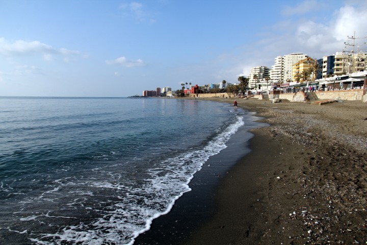 Strand in Benalm&aacute;dena