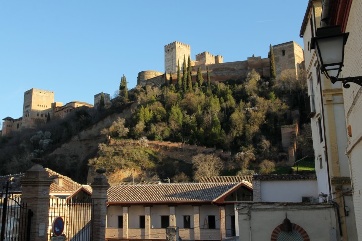 Alhambra - Blick von unten