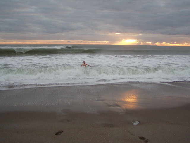 Bad zum Sonnenaufgang