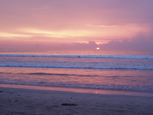 Sonnenuntergang in Kuta