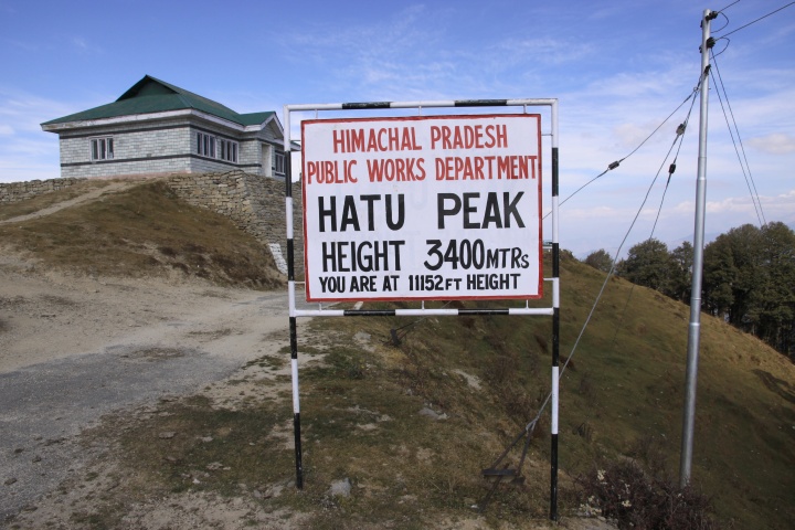 Hatu Peak 3400m