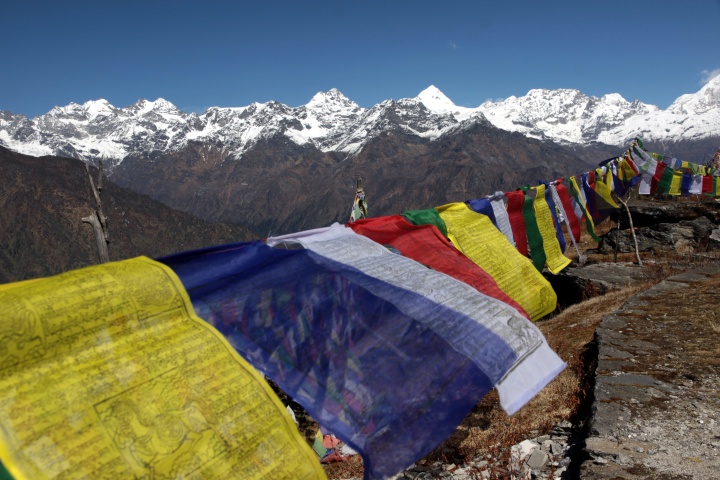 Blick vom Yangri Ma Peak