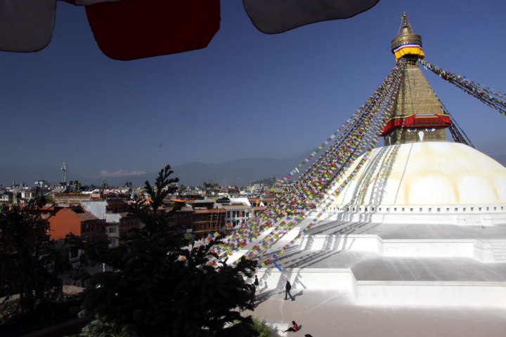 Blick vom Rooftop Restaurant 