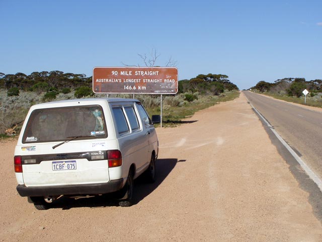 146,6km nur geradeaus