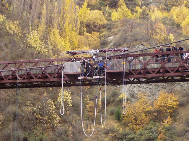 Kawarau Bridge vorher