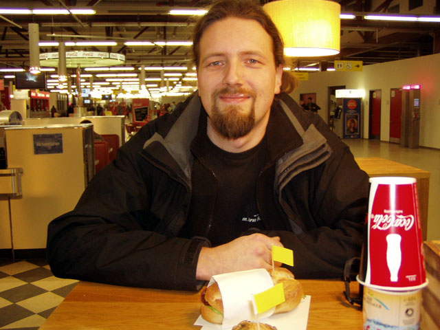 Unmunter am Flughafen