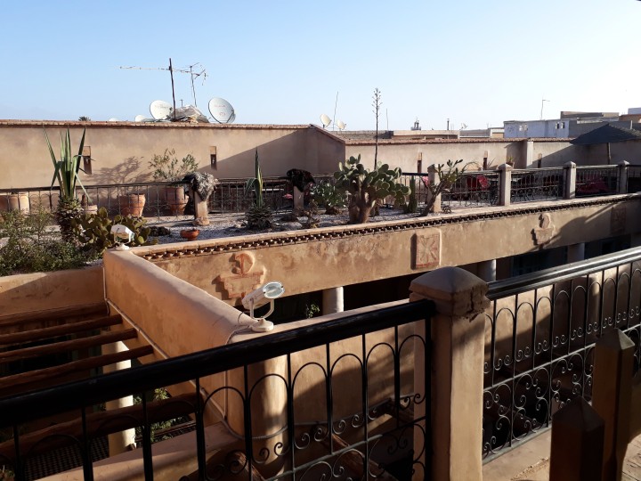 Fr&uuml;hst&uuml;ck auf der Dachterrasse