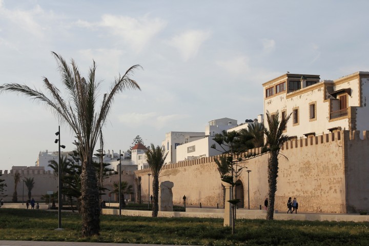 Stadtmauer  zum Meer