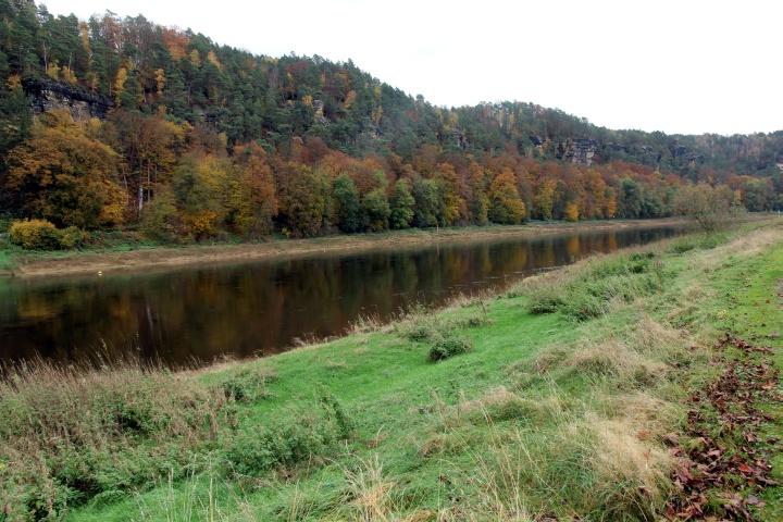 Elbe in Rathen (Etappe 8)